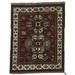 Brown/Red 60 W in Rug - Tufenkian One-of-a-Kind Kazak Hand-Knotted Traditional Beige/Red 5' x 7' Wool Area Rug Wool | Wayfair A76.T14....0507