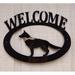 Red Barrel Studio® German Shepherd Full Tail Metal Welcome Sign Metal | 11 H x 14 W x 0.25 D in | Wayfair AB05BDF9793F48D6961BCE5AE63EFC9A