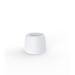 Vondom Organic Resin Pot Planter Resin/Plastic in White | 10.5 H x 13.75 W x 13.75 D in | Wayfair 42309RF-WHITE