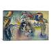 Vault W Artwork 'Saint George Rider & the Dragon' by Wassily Kandinsky Painting Print on Canvas in Blue/Yellow | 18 H x 26 W x 1.5 D in | Wayfair