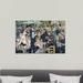 Vault W Artwork 'Ball at the Moulin de la Galette' by Pierre-Auguste Renoir Painting Print on Wrapped Canvas in Brown/Green | Wayfair