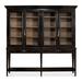 Wildon Home® Wilkesville China Cabinet Wood/Glass in Black | 85 H x 88 W x 17 D in | Wayfair 9B18F27BA8A74E10B6B2C1307C6E3DB3