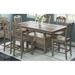 Sirmans 5 - Piece Extendable Solid Wood Dining Set Wood in Brown/Gray Laurel Foundry Modern Farmhouse® | 30 H in | Wayfair