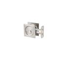 Kwikset Square Privacy Pocket Door Hardware in Gray | 1.96 H x 2.95 W x 4.33 D in | Wayfair 93350-049