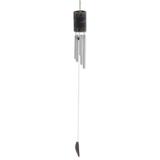 Dakota Fields Jimerson Snake Charm Bamboo & Aluminum Wind Chime Bamboo in Black | 40 H x 3 W x 3 D in | Wayfair ED002B8E4B574C23A8A261F6183EAC36