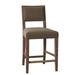 Fairfield Chair Dilworth 26" Counter Stool Wood/Upholstered in Brown | 37 H x 19.5 W x 22 D in | Wayfair 5049-C7_8789 07_Tobacco