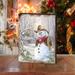 The Holiday Aisle® Mualla Cowboy Snowman Wood Block Wood in Brown/White | 24 H x 12 W x 1 D in | Wayfair F0EFFC6F3C154E3B819712757CE681D5