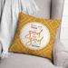 Red Barrel Studio® When You Focus on the Good Geometric Throw Pillow Polyester/Polyfill blend | 18 H x 18 W x 1.5 D in | Wayfair