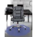 Floortex® Cleartex 9Mat Polycarbonate 9-Sided Chair Mat for Hard Floors- 38" x 39" in Blue | 38 W x 38 D in | Wayfair 121001009RBL