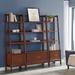 AllModern Stiles 70.5" H x 82.25" W Library Bookcase Wood in Brown | 12.5 H x 22.125 W x 15 D in | Wayfair 52435BAE407D4C7ABA57D048A0D0499E