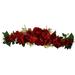 Primrue 32" Burgundy Peony Rose Hydrangea Swag Silk in Red | 32 H x 32 W x 5 D in | Wayfair C5D56F392B304885A202BBE0F2FEB973
