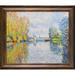 Vault W Artwork Autumn on the Seine at Argenteuil' by Claude Monet Picture Frame Painting on Canvas Canvas | 2 D in | Wayfair