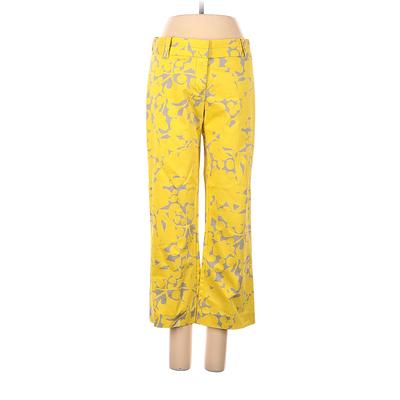 J.Crew Factory Store Khaki Pant: Yellow Bottoms - Size 4
