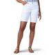 LEE Damen Regular Fit Chino Bermuda Shorts, weiß, 42