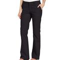 Dickies Damen Twill-Hose, schmale Passform, Bootcut-Bein, Petite/Tall Khakis, schwarz, 48 Kurz