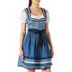 Stockerpoint Damen Dirndl Angelica Kleid für besondere Anlässe, blau, 30