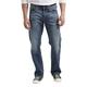 Silver Jeans Co. Herren Gordie Loose Straight Jeans, Medium Vintage, 34W / 34L