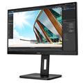 AOC 24P2Q - 24 Zoll FHD Monitor, höhenverstellbar (1920x1080, 75 Hz, VGA, DVI, HDMI, DisplayPort, USB Hub) schwarz