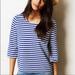 Anthropologie Tops | Anthropologie Postmark Genoa Striped Top | Color: Blue/White | Size: S
