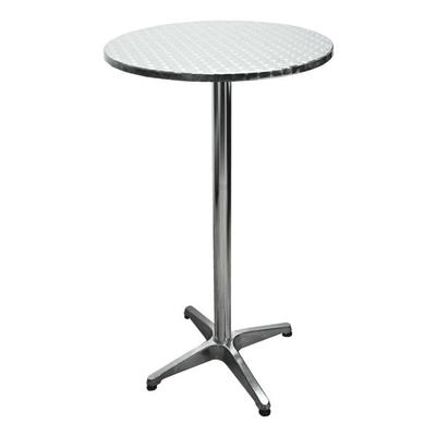 Stehtisch »Bistro« rund Ø 60 cm silber, Garden Pleasure, 60x110x60 cm