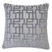 Everly Quinn Bulluck Square Pillow Cover & Insert Polyester/Polyfill blend in Gray | 20 H x 20 W x 5 D in | Wayfair