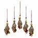 The Holiday Aisle® Hand-Crafted Holiday Shaped Ornament Fabric in Brown/Gray | 3.9 H x 1.6 W x 1.2 D in | Wayfair 204227