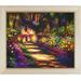 Lark Manor™ Pathway in Monet's Garden at Giverny by Claude Monet - Picture Frame Painting Print on Canvas in Brown/Green | Wayfair