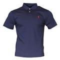 Ralph Lauren Men's short-sleeved polo shirt - soft touch - Blue - Large