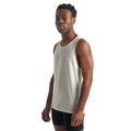 Icebreaker Men's Anatomica Tank Top - Running Vest - Merino Wool Underwear - Snow, XL