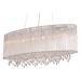 Avenue Lighting Beverly Dr. 39 Inch 6 Light Linear Suspension Light - HF1503-SLV