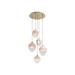 Avenue Lighting Sonoma Ave. 27 Inch 5 Light Multi Light Pendant - HF8145-BB-WH