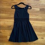 Free People Dresses | Black Free People Eyelet Dress Size 2 | Color: Black | Size: 2