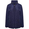 JBC Collection Ladies Spring Summer Quilted Water Repellent Womens Zipped Jacket Size 10 to 24 (Navy, 12)