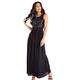 Mela Women's DRES Occasion Party Dress, Black (Black 18), (Size:12)