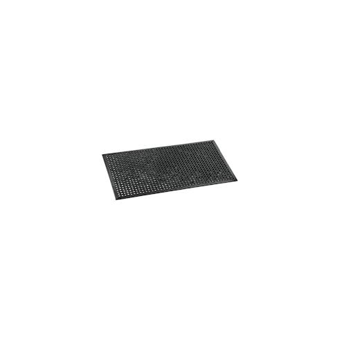 WAS Germany – Fußbodenmatte, 152,5 x 91,5 x 1,2 cm, schwarz, perforiert, Gummi (9980152)