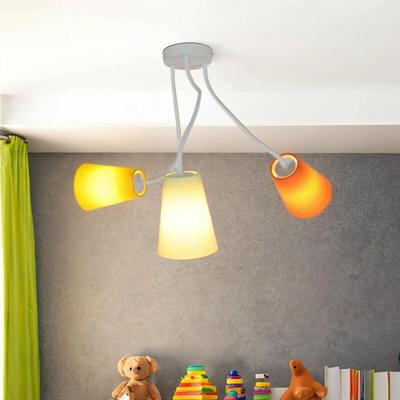 Flexible Deckenlampe Orange Gelb Grün bunt Kinderzimmer Image