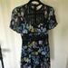 Anthropologie Dresses | Floral Dress | Color: Black/Blue | Size: Xs