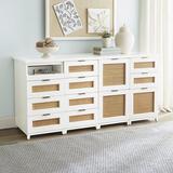 Hutton 63" Credenza - Natural Rattan - Ballard Designs - Ballard Designs