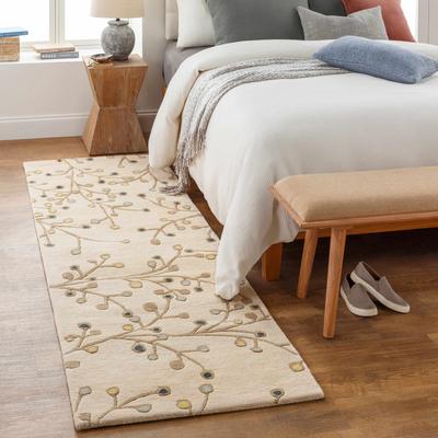 Grafton 8' Square Cottage Wool Denim/Brown/Light Beige/Wheat/Ink Blue/Peach/Dark Red/Teal/LightBeige/InkBlue/Teal Area Rug - Boutique Rugs