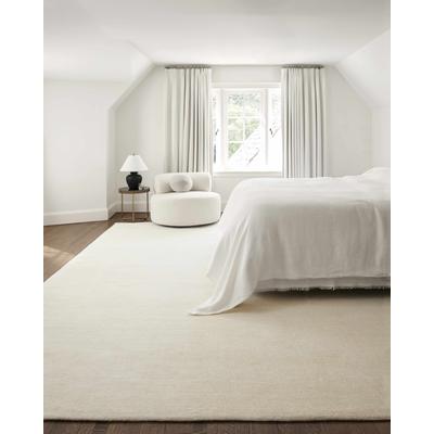 Brockton 9'9" Square Modern Wool Light Beige/Beige Area Rug - Boutique Rugs