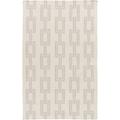 Hazlet 9' x 13' Coastal Contemporary Abstract Wool Gray/Beige Area Rug - Hauteloom