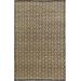 Niangua 2' x 3' Modern Contemporary Abstract Black/Mustard Area Rug - Hauteloom