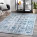 Whitland 5'3" x 7'7" Updated Traditional Ivory/Blue/Dark Blue/Off White/Navy Area Rug - Hauteloom