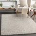 Manteno 5' x 7'6" Modern Handmade Moroccan Farmhouse White/Taupe/Black/Light Brown/Brown/Dark Red Area Rug - Hauteloom