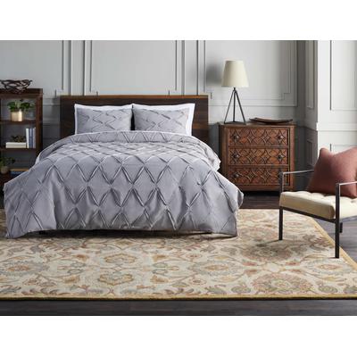 Stoystown 6' Round Traditional Wool Medium Gray/Dark Brown/Charcoal/Brown/Burnt Orange/Lavender/Medium Brown/Tan/Dark Red/Dark Brown/Medium Brown Area Rug - Boutique Rugs