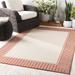 Redby 5'11" x 8'10" Cottage Beige/Rust/Brick Red/Rust Outdoor Area Rug - Hauteloom