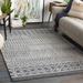 Sullivan 2'6" x 6' Handmade Moroccan Farmhouse Wool Charcoal/Black/Light Beige/Oatmeal/Peach/Medium Gray Runner - Hauteloom