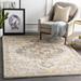 Stockwell 7'10" x 10'2" Traditional Dark Brown/Denim/Ivory/Metallic Gold/Rust/Brick Red/Rust Area Rug - Hauteloom