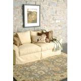 Tranquillity 7'6" x 9'6" Traditional Wool Charcoal/Taupe/Dark Brown/Medium Gray/Light Beige/Tan/Yellow Area Rug - Hauteloom