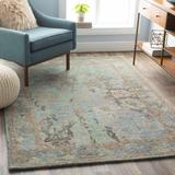 Myersville 5' x 7'6" Traditional Wool Aqua/Dark Brown/Mauve/Tan/Brown/Magenta/Medium Brown/Medium Gray/Medium Green/Sage Area Rug - Hauteloom